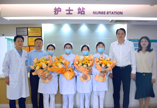 情暖护士节,玉祁街道、区卫健委领导慰问一线护理人员