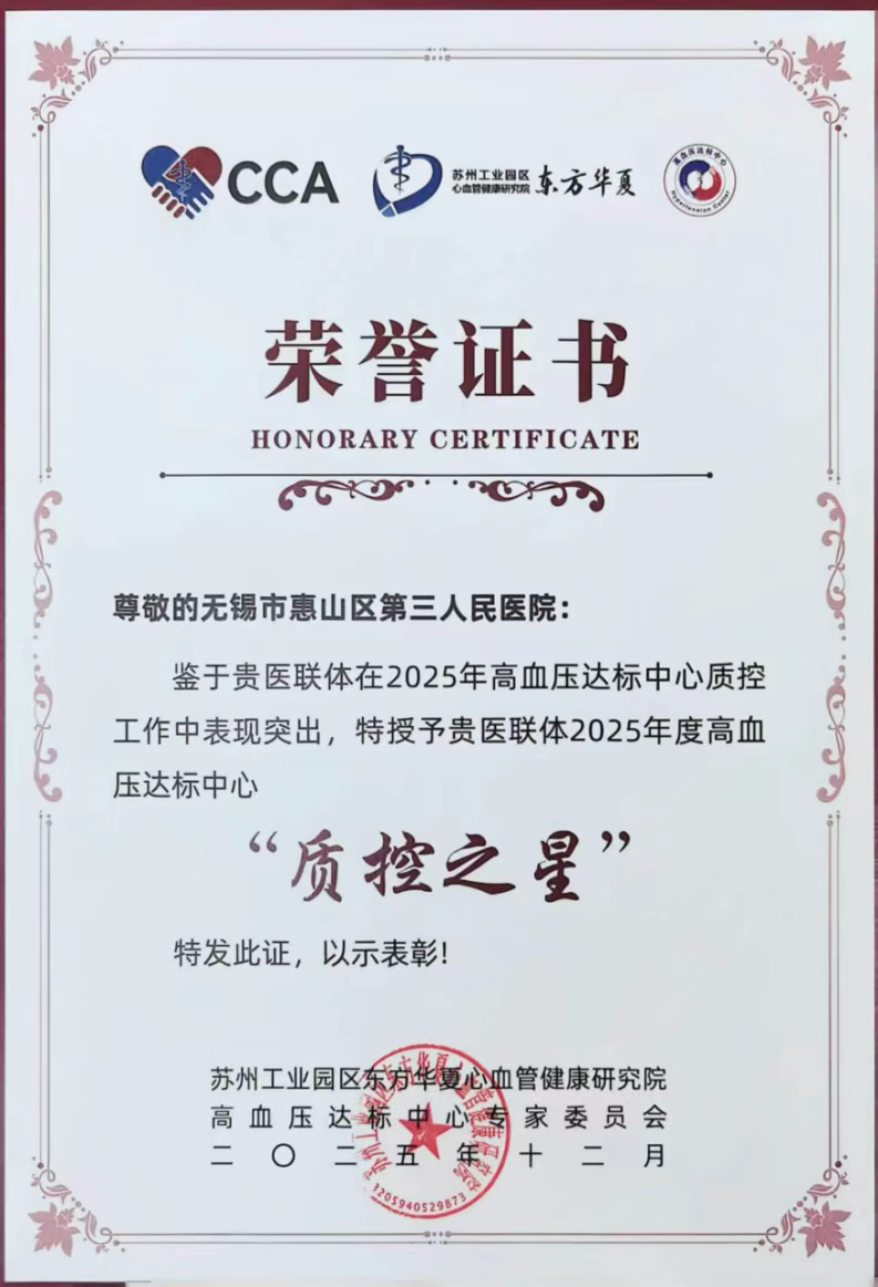 我院高血压达标中心荣膺“质控之星”,以规范之力守护血压健康